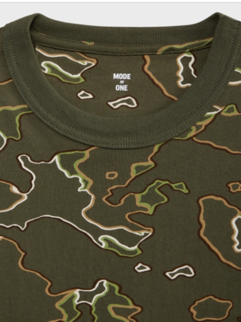 Mode of One Men's Regular-Fit T-Shirt, Wild Ivy Print Size L NWT - Picture 3 of 4